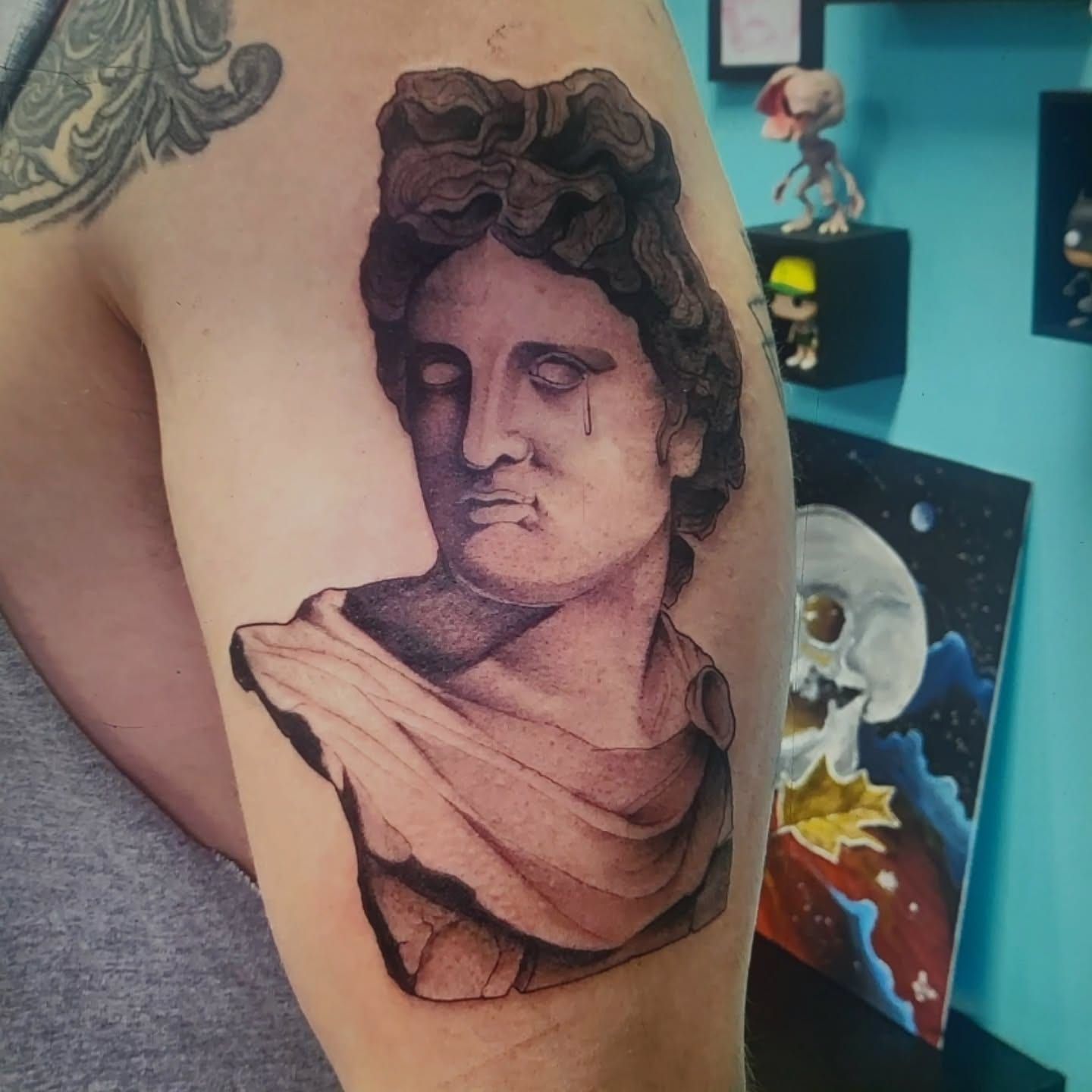 Marble bust